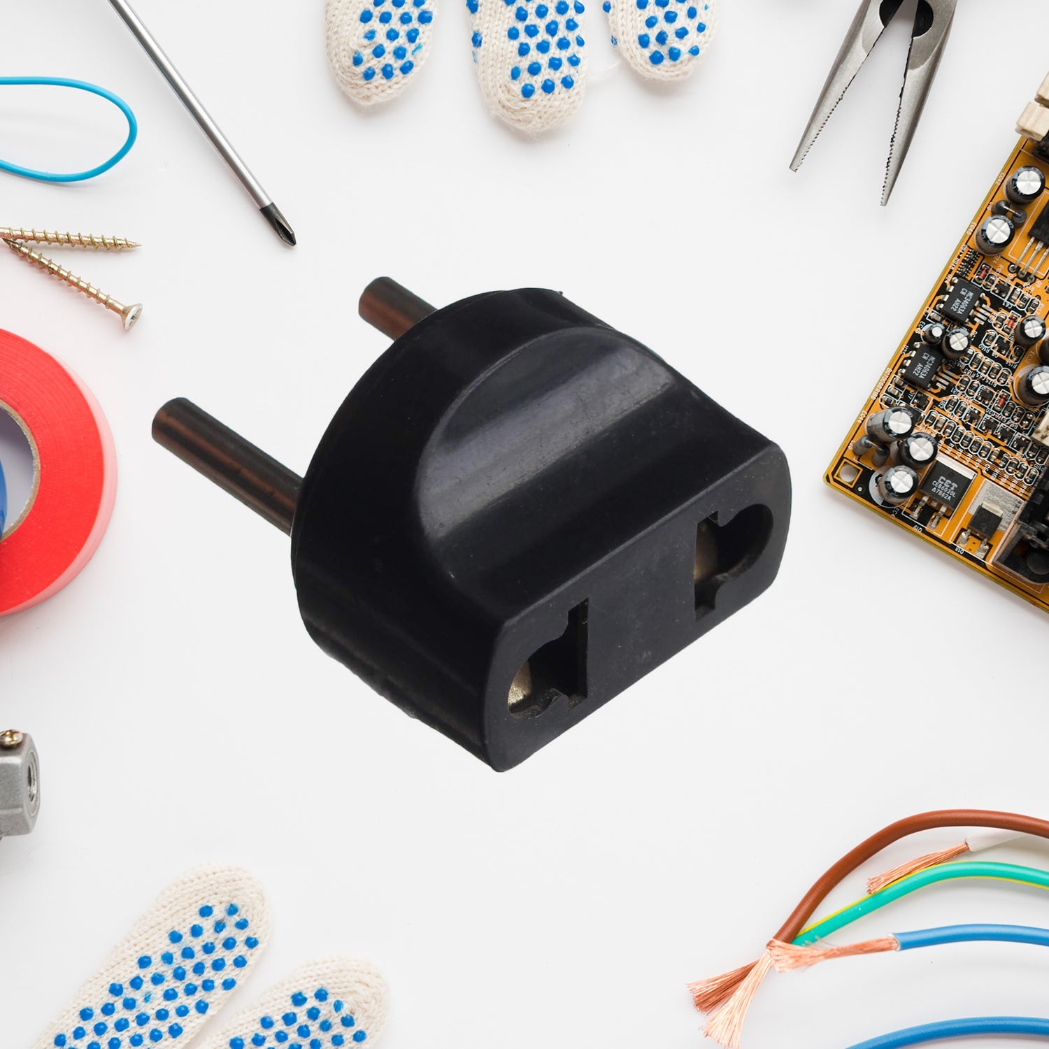 12563 2 Pin 4 Amp. Conversion Electrical connector Plug, 2 PIN Plug Converter, Plug Adapter With Color Box (1 Pc ) 12563 2 Pin 4 Amp. Conversion Electrical connector Plug, 2 PIN Plug Converter, Plug Adapter With Color Box (1 Pc )